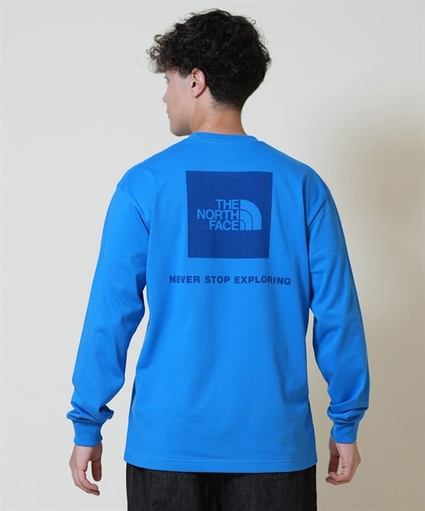 THE NORTH FACE ザ・ノース・フェイス 長袖 Tシャツ ロンT メンズ ロゴ ロングスリーブバックスクエアロゴティー NT32442