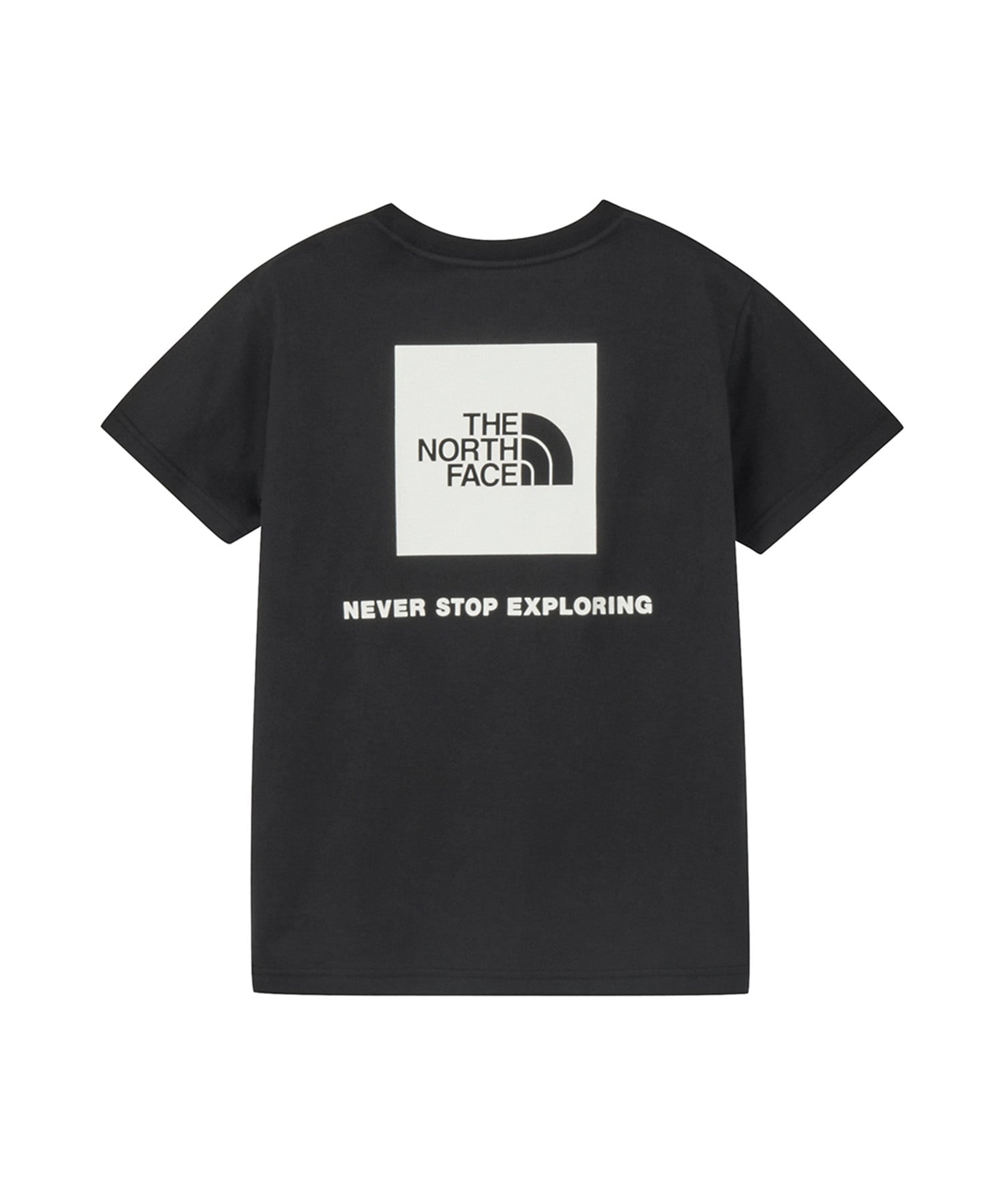 THE NORTH FACE ザ・ノース・フェイス Tシャツ キッズ 半袖 ショートスリーブバックスクエアロゴティー NTJ32538(KK-130cm)