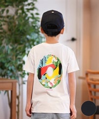 THE NORTH FACE ザ・ノース・フェイス Tシャツ キッズ 半袖 吸汗速乾 UVカット ショートスリーブイーエスサーキュレーションティー NTJ32577(W-130cm)