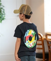 THE NORTH FACE ザ・ノース・フェイス Tシャツ キッズ 半袖 吸汗速乾 UVカット ショートスリーブイーエスサーキュレーションティー NTJ32577(K-130cm)