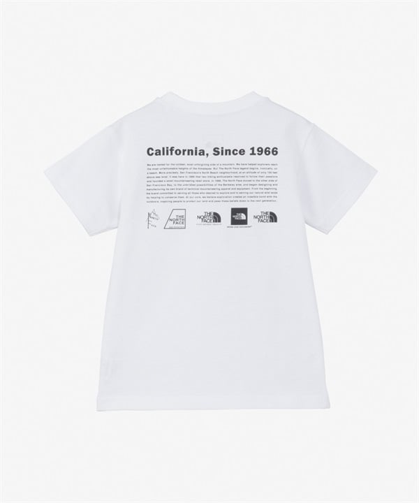 THE NORTH FACE ザ・ノース・フェイス Tシャツ キッズ 半袖 UVカット トドラーショートスリーブヒストリカルロゴティー NTT32556(WW-100cm)
