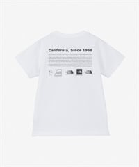 THE NORTH FACE ザ・ノース・フェイス Tシャツ キッズ 半袖 UVカット トドラーショートスリーブヒストリカルロゴティー NTT32556(WW-100cm)