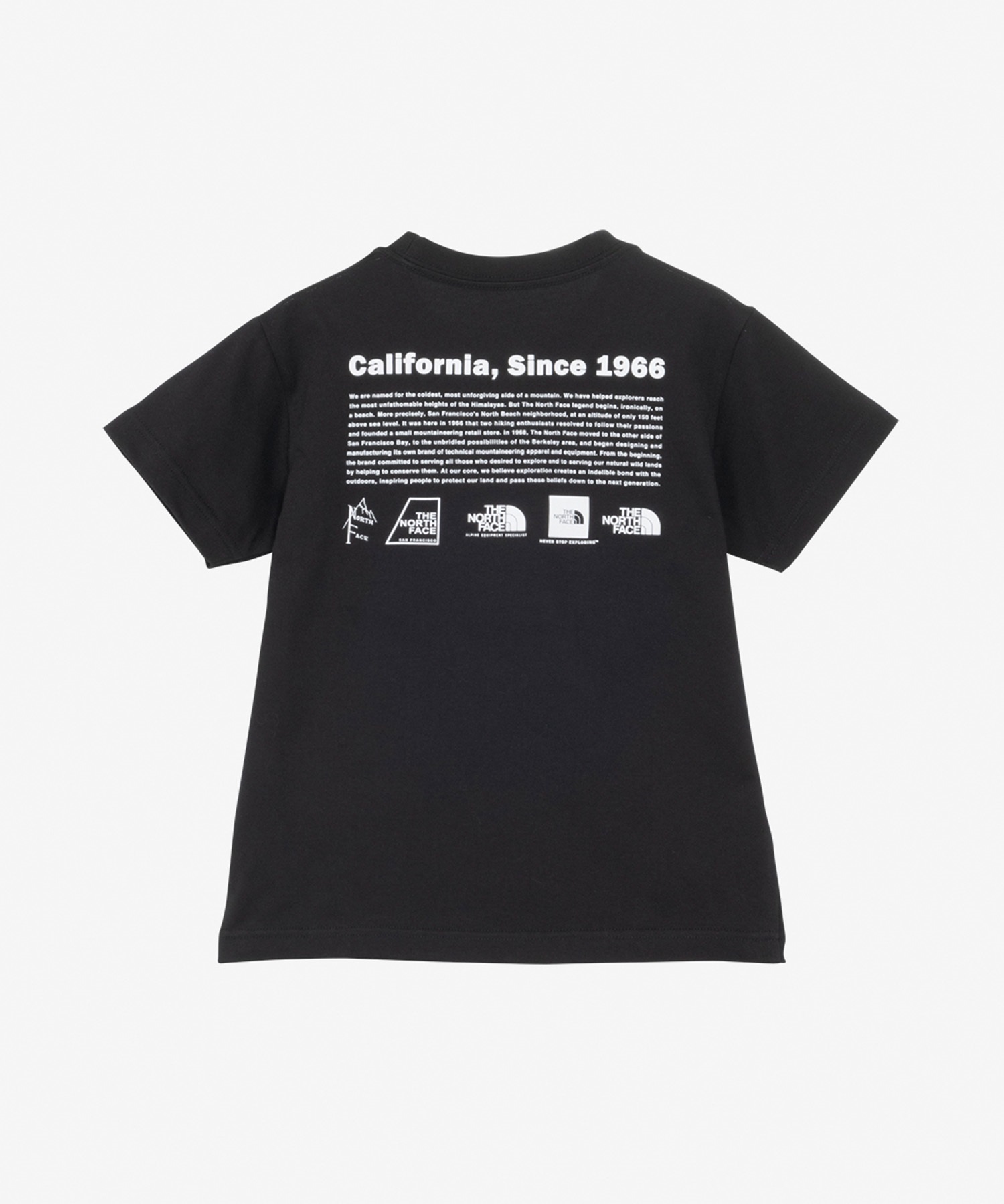 THE NORTH FACE ザ・ノース・フェイス Tシャツ キッズ 半袖 UVカット トドラーショートスリーブヒストリカルロゴティー NTT32556(K-100cm)