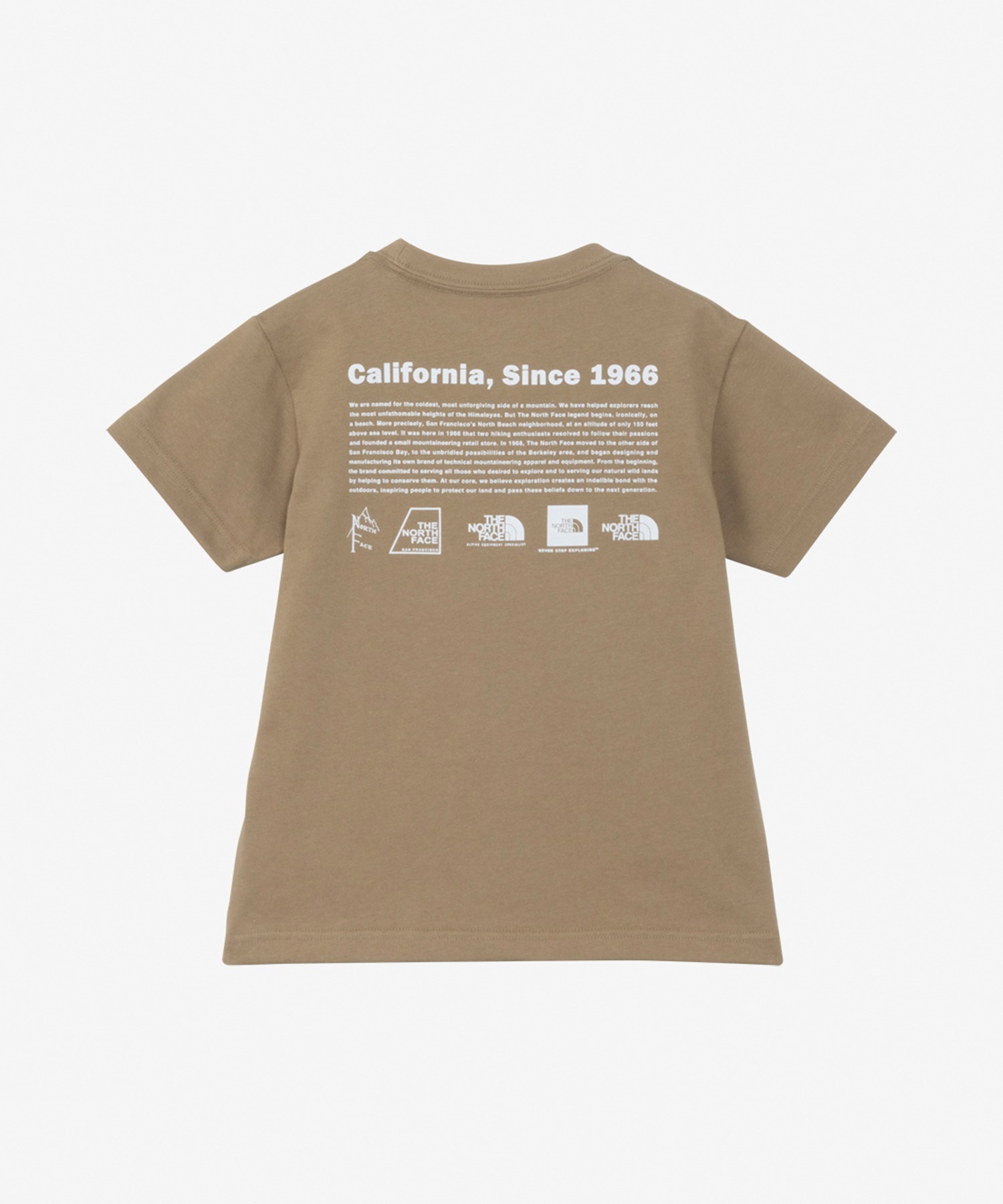THE NORTH FACE ザ・ノース・フェイス Tシャツ キッズ 半袖 UVカット トドラーショートスリーブヒストリカルロゴティー NTT32556(CK-100cm)