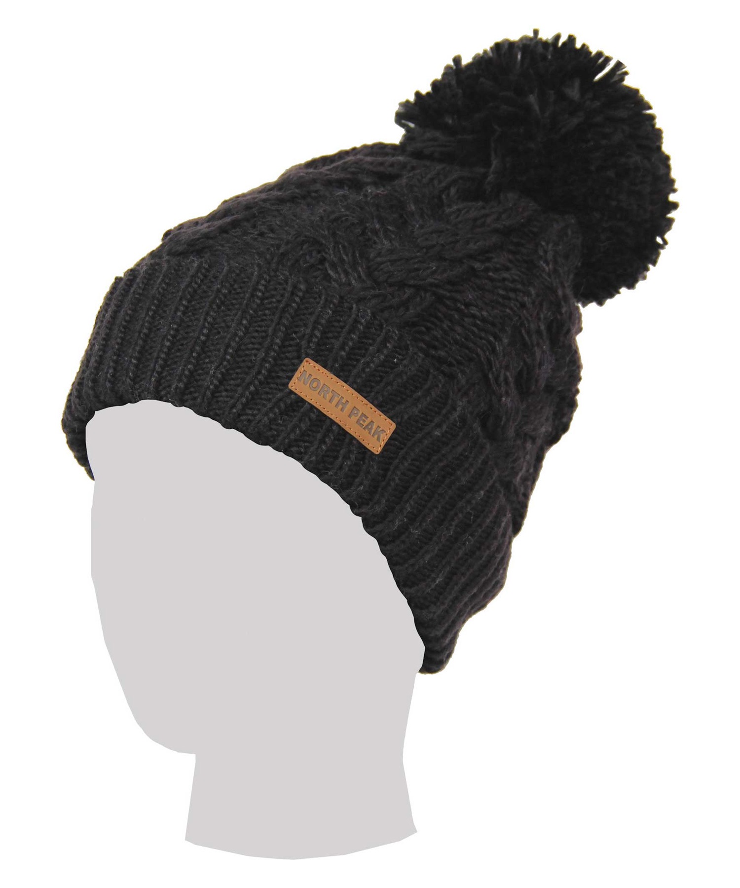 northpeak ノースピーク KIDS BEANIE キッズ ビーニー スノーボード ムラサキスポーツ 25-26モデル MX I11 【2526】(BK-F)
