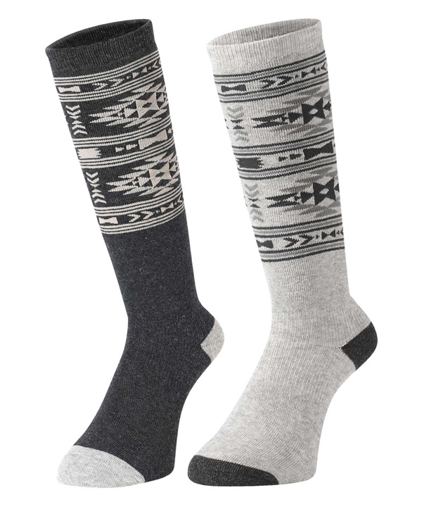 northpeak ノースピーク MINE LONG JUNIOR SOCKS ジュニア ソックス スノーボード キッズ ムラサキスポーツ 25-26モデル MX I11 【2526】