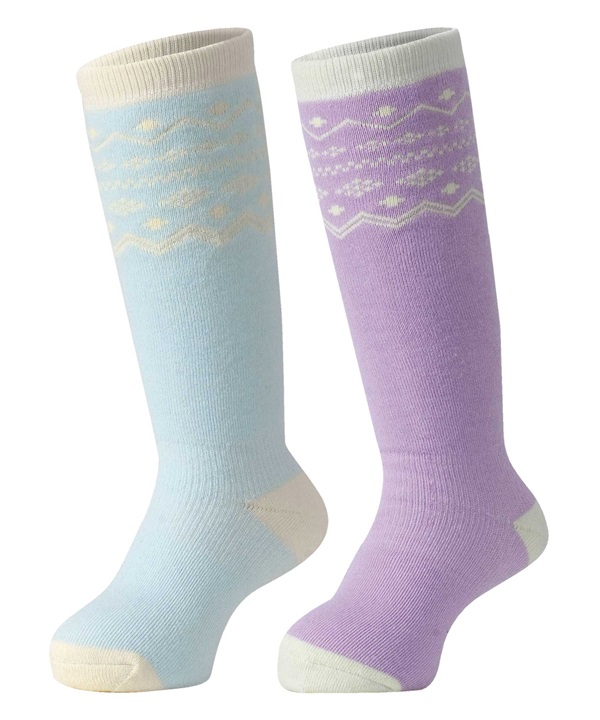 northpeak ノースピーク MINE LONG JUNIOR SOCKS ジュニア ソックス スノーボード キッズ ムラサキスポーツ 25-26モデル MX I11 【2526】