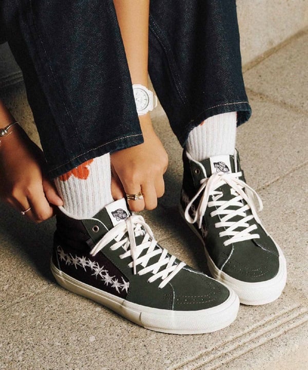 VANS バンズ スニーカー メンズ レディース 靴 シューズ 国内ムラサキスポーツ限定モデル スケシュー SKATE SK8-HI Splatter VN0A5FCC203