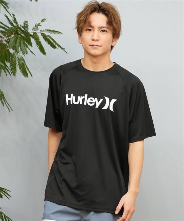 Hurley ハーレー 水着 ラッシュガード 半袖 Tシャツ メンズ 水陸両用 UVカット ロゴ MSRG251006