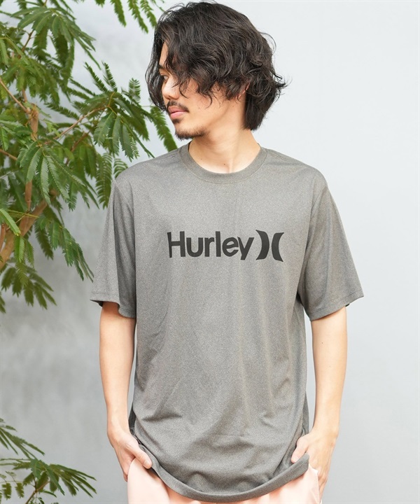 Hurley ハーレー 水着 ラッシュガード 半袖 Tシャツ メンズ 水陸両用 UVカット ロゴ MSRG251006