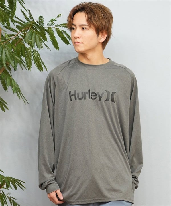 Hurley ハーレー 水着 ラッシュガード 長袖 Tシャツ ロンT メンズ ロゴ MSRG251008