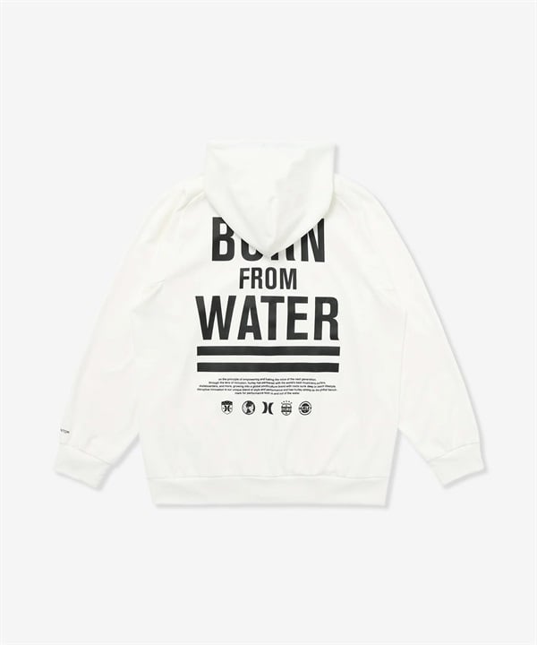 Hurley ハーレー 水着 ラッシュガード 長袖 ジップアップ パーカー メンズ バックプリント 水陸両用 吸水速乾 UVカット MUFZ251015