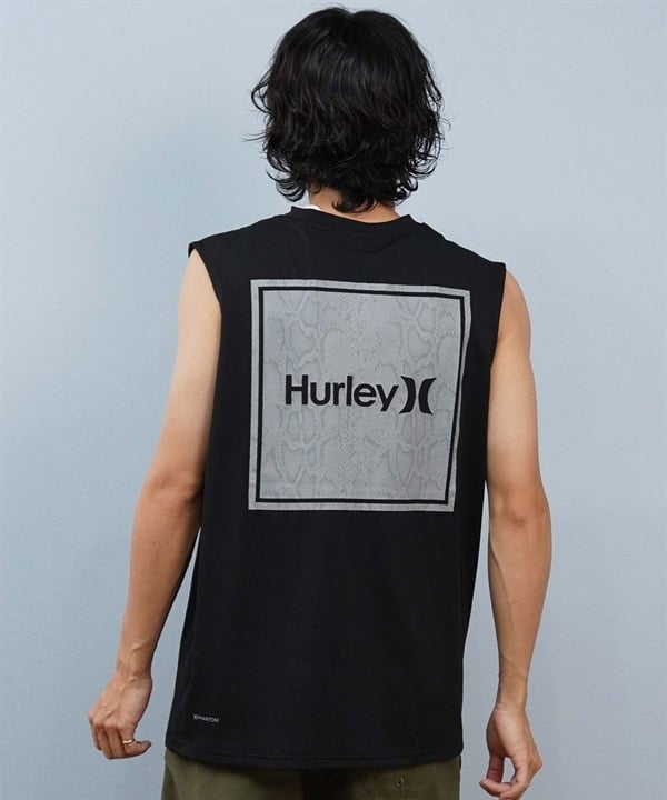 Hurley ハーレー 水着 ラッシュガード タンクトップ メンズ UVカット バックプリント ロゴ MUSL251082