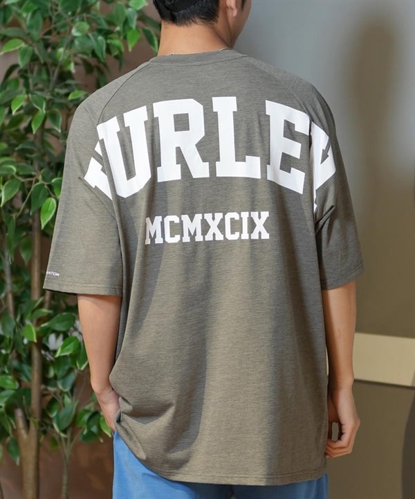 Hurley ハーレー ラッシュガード メンズ 半袖 Tシャツ バックプリント オーバーサイズ UVカット MUSS251035