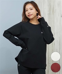 Hurley ハーレー 長袖 Tシャツ ロンT レディース サーマル ワッフル素材 ロゴ ワンポイント セットアップ対応 THERMAL LS TEE WCLS252046(OWHT-M)