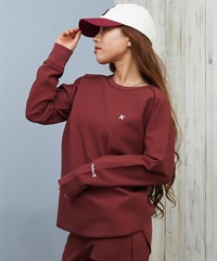 Hurley ハーレー 長袖 Tシャツ ロンT レディース サーマル ワッフル素材 ロゴ ワンポイント セットアップ対応 THERMAL LS TEE WCLS252046(MAR-M)