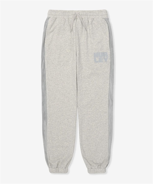 Hurley ハーレー ロングパンツ レディース スウェット ライン ウエストゴム 異素材ミックス セットアップ対応 TERRY CDR SWITCHING PANTS WCFB252024