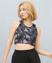 Hurley ハーレー 水着 レディース フィットネス トレーニングウェア スポーツブラ タンクトップ 水陸両用 UVカット WASB251051(BLKH-S)