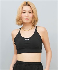 Hurley ハーレー 水着 レディース フィットネス トレーニングウェア スポーツブラ 水陸両用 UVカット WASB251052(BLK-S)