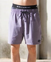 BILLABONG ビラボン 水着 トランクス メンズ ボードショーツ サーフパンツ ワンポイント ロゴ 16インチ 水陸両用 BF011-528(LAV-S)