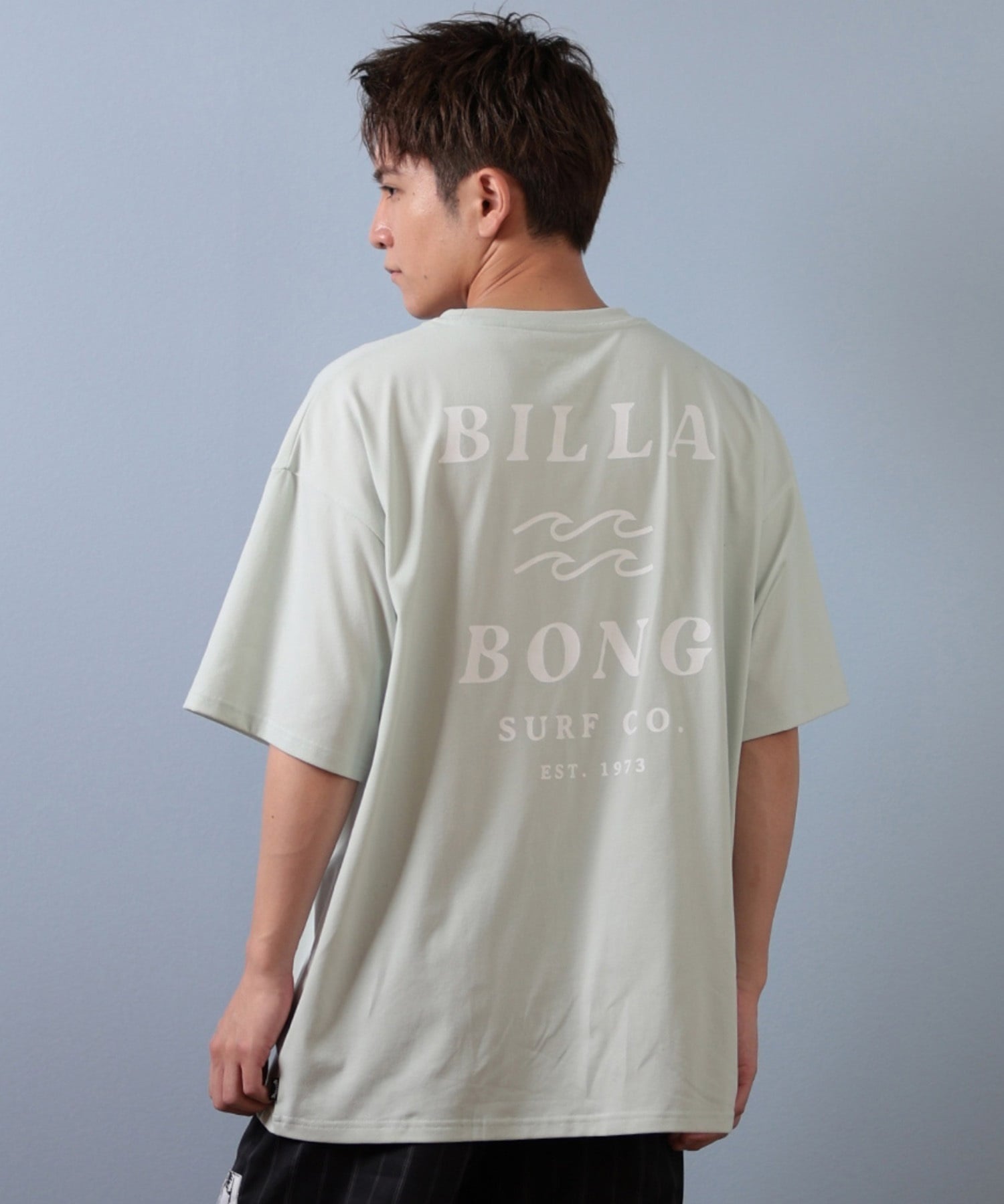 BILLABONG ビラボン 水着 ラッシュガード 半袖 Tシャツ メンズ 水陸両用 UVカット ワイドフィット BF01A-863(ASH-M)