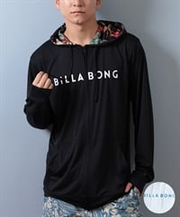 BILLABONG ビラボン 水着 ラッシュガード ジップアップ パーカー メンズ 長袖 ロゴ UVカット BF01A-852(BLK-S)