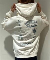 BILLABONG ビラボン パーカー プルオーバー レディース スウェット フーディー バックプリント 裏毛 BF013-013(OFW-M)