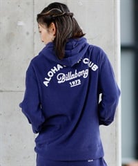 BILLABONG ビラボン パーカー ジップアップ レディース パイル生地 バックロゴ セットアップ対応 BF013-007(NVY-M)