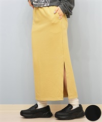 BILLABONG ビラボン スカート レディース ロングスカート スウェット  スリット BF014-U07 ムラサキスポーツ限定(BLK-M)