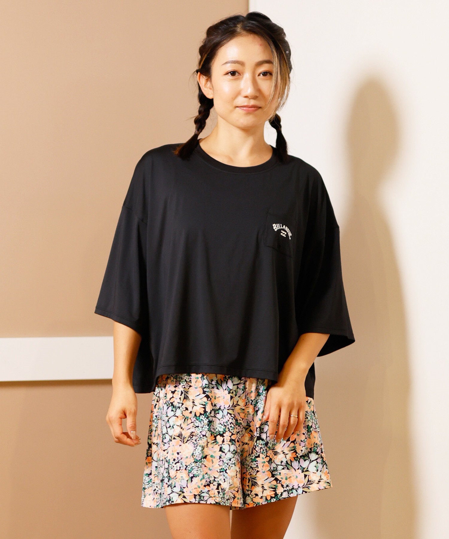 BILLABONG ビラボン 水着 レディース ラッシュTシャツ付き BF013-808(BPB-M)