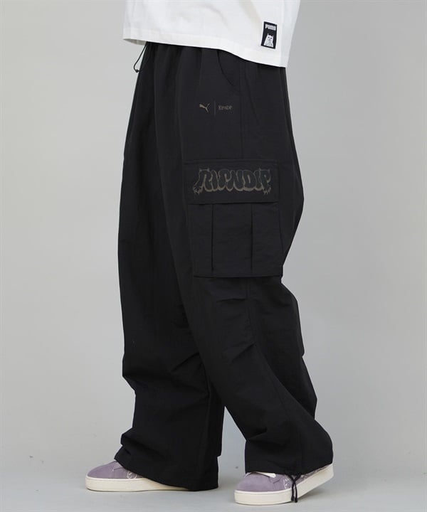 9月27日発売 PUMA プーマ × RIPNDIP リップンディップ コラボ メンズ エクストリーム カーゴパンツ ロングパンツ 632417(01-M)