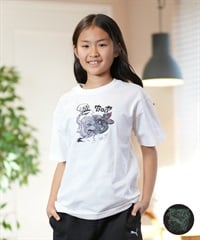 PUMA プーマ × TMNT ティーンエイジ・ミュータント・ニンジャ・タートルズ コラボ Tシャツ キッズ 半袖 630084(02-128cm)