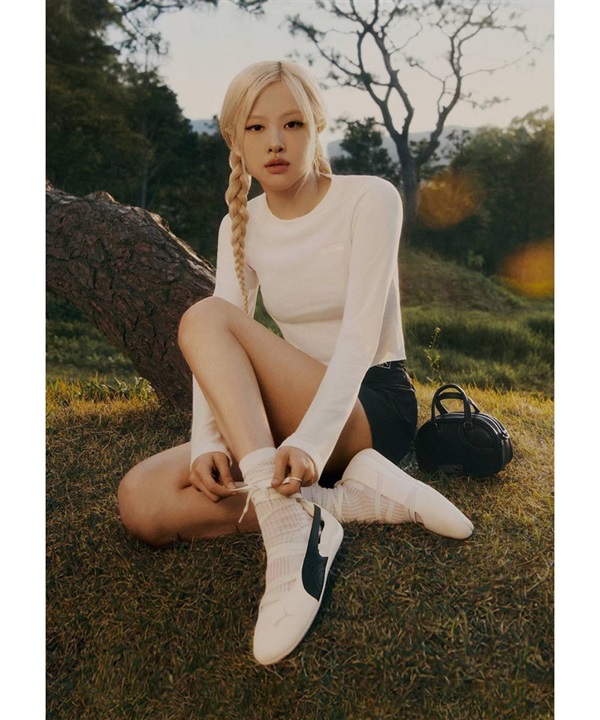 PUMA プーマ スニーカー パンプス レディース BLACKPINK ロゼ 韓国 SPEEDCAT BALLET SD X ROSE スピードキャット バレエ 404395 01