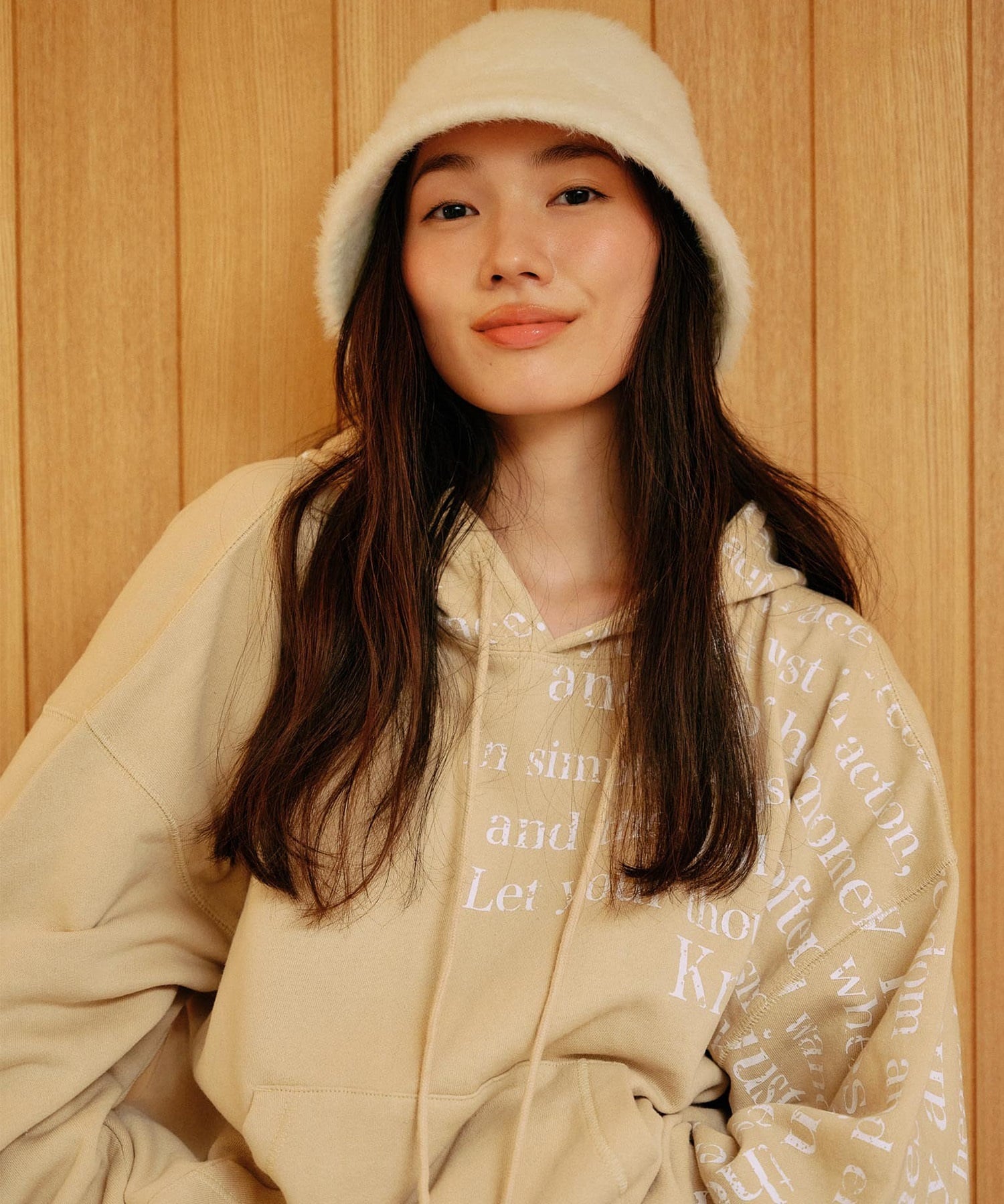 RIKKA FEMME リッカファム プルオーバー パーカー レディース スウェット フーディー ロゴ プリント 裏毛 RF25FW08(LBE-FREE)