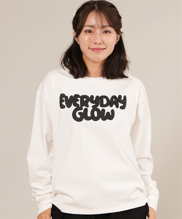 RIKKA FEMME リッカファム 長袖 Tシャツ ロンT レディース 発泡プリント RF25FW01