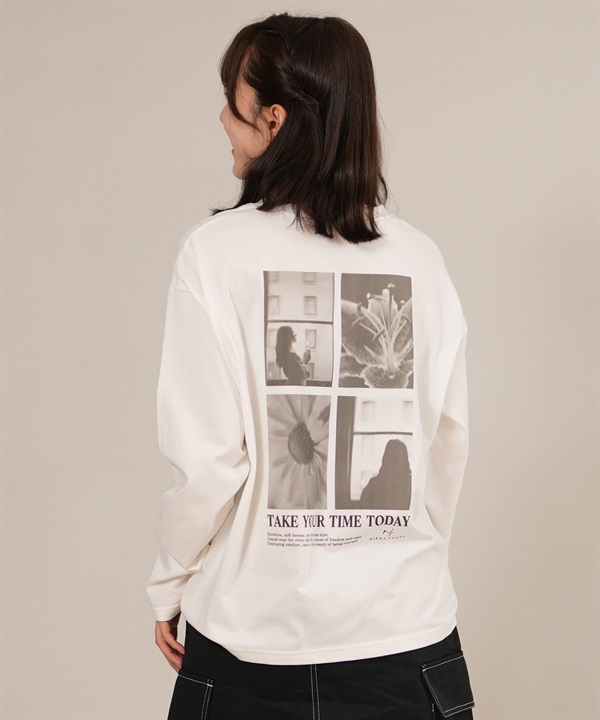 RIKKA FEMME リッカファム 長袖 Tシャツ ロンT レディース バックプリント フォトロンT RF25FW05