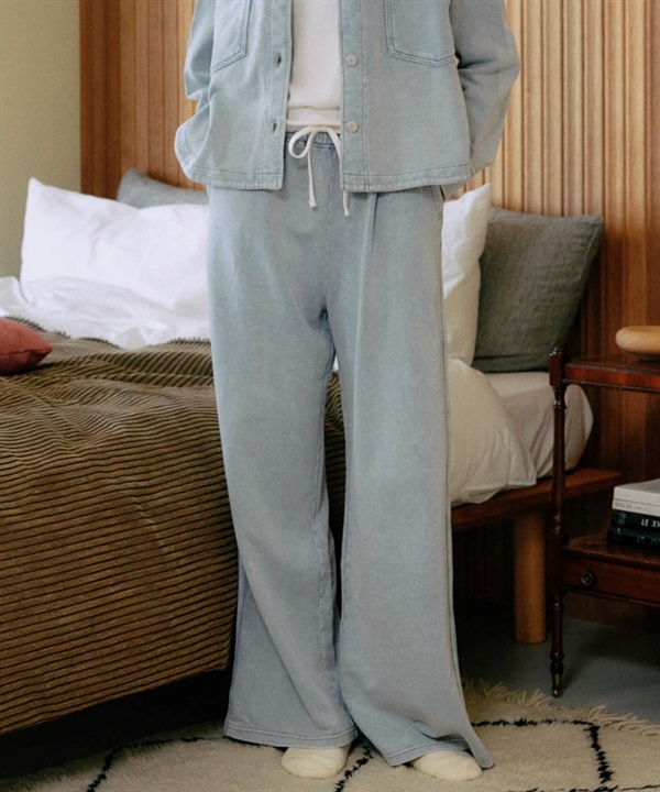 RIKKA FEMME リッカファム ロングパンツ レディース デニム スウェットパンツ セットアップ対応 RF25FW20