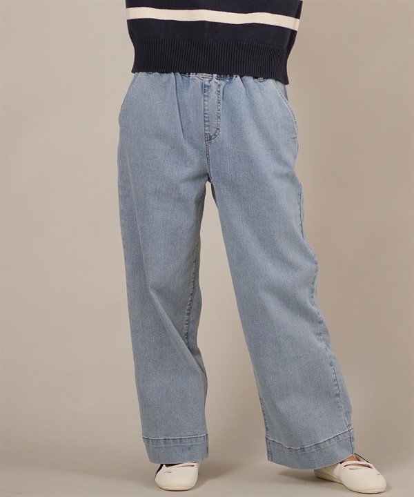 RIKKA FEMME リッカファム ロングパンツ レディース デニム パンツ Gパン デニムイージーパンツ RF25FW12