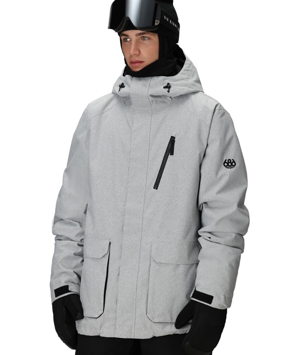 686 シックスエイトシックス NIGHTLINE INS  JK スノーボード ウェア ジャケット ユニセックス 25-26モデル MM A17【2526】