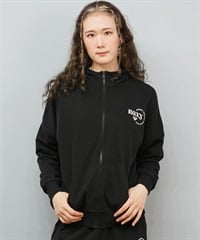 ROXY ロキシー ジップアップ パーカー レディース ロゴ シンプル JIVY ZIP HOODIE RZP254029(BLK-M)