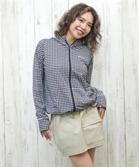 ROXY ロキシー 水着 レディース ラッシュガード ジップアップ パーカー UVカット 接触冷感 速乾 軽量 AURORA RLY251029(BBK-S)