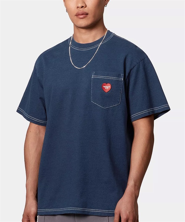 Carhartt WIP カーハート ダブリューアイピー 半袖 Tシャツ メンズ ポケット ポケT ワンポイント ハート ロゴ S/S INGO POCKET T-SHIRT I034486