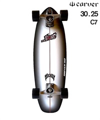CARVER カーヴァー サーフ スケートボード 30.25inch C7 LOST DRIVER3.0 ムラサキスポーツ(WHT-30.25inch)