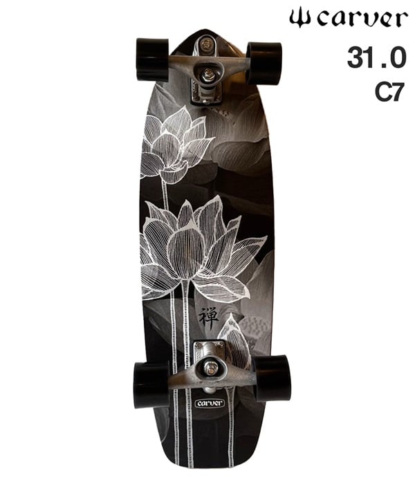 CARVER カーヴァー サーフ スケートボード 31.0inch C7 ZEN HASU ムラサキスポーツ