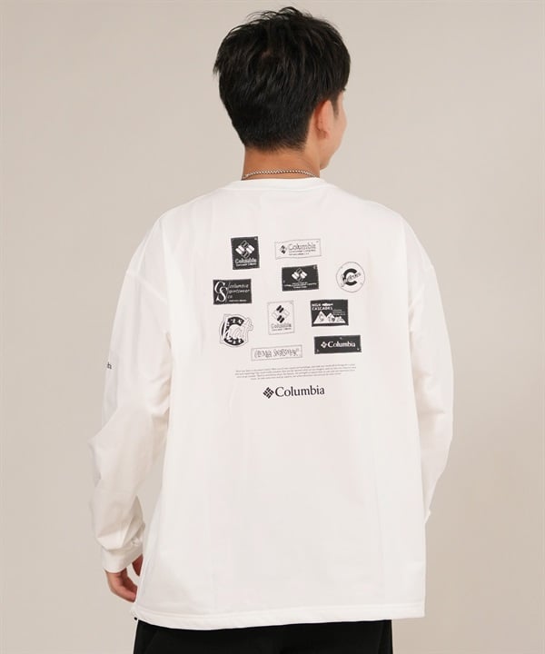 Columbia コロンビア 長袖 Tシャツ ロンT メンズ 吸湿速乾 紫外線防止 PALUXY HARBOR GRAPHIC LS PM0912 ムラサキスポーツ限定