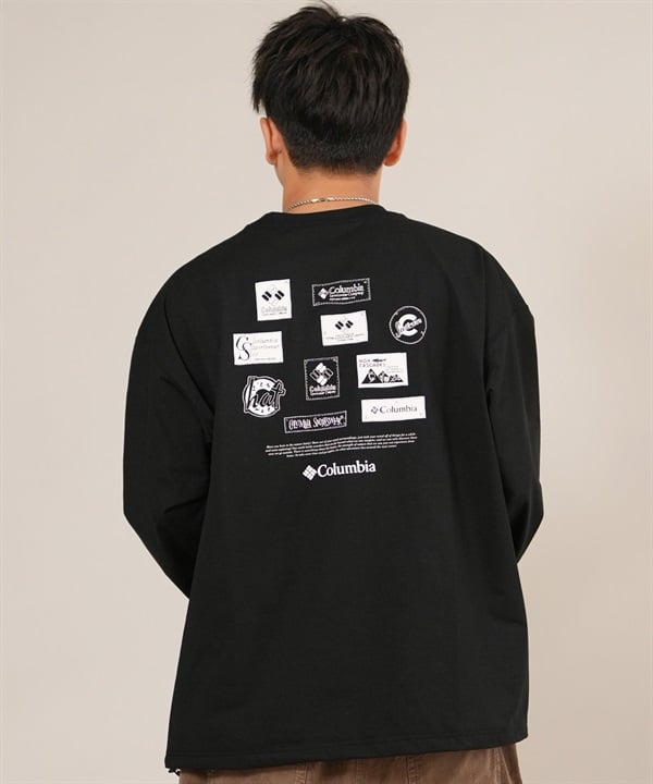 Columbia コロンビア 長袖 Tシャツ ロンT メンズ 吸湿速乾 紫外線防止 PALUXY HARBOR GRAPHIC LS PM0912 ムラサキスポーツ限定