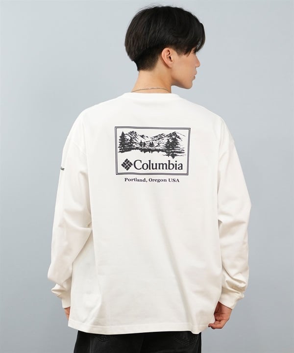 Columbia コロンビア 長袖 Tシャツ ロンT メンズ レディース SUNRISE EDGE GRAPHIC LS T PM0929 ムラサキスポーツ限定