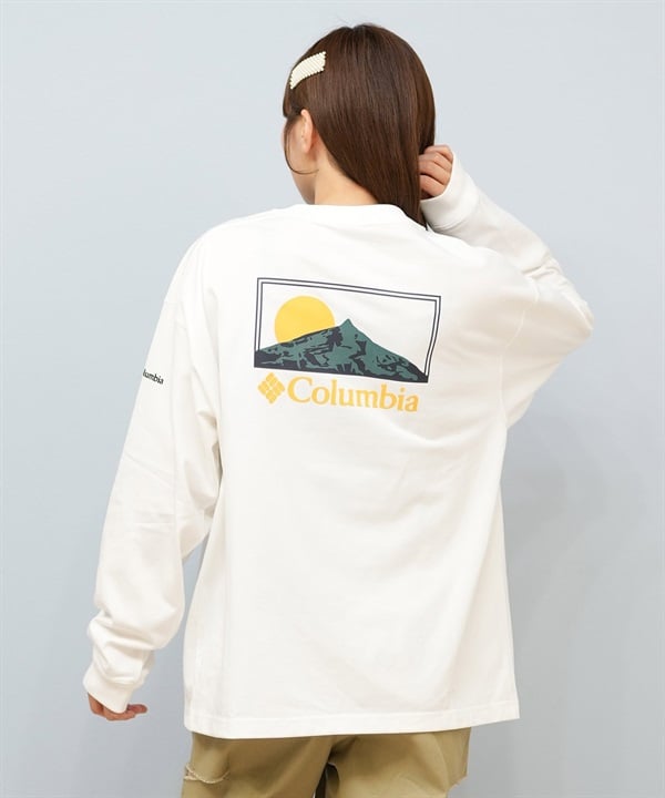 Columbia コロンビア 長袖 Tシャツ ロンT メンズ レディース SUNRISE EDGE GRAPHIC LS T PM0929 ムラサキスポーツ限定