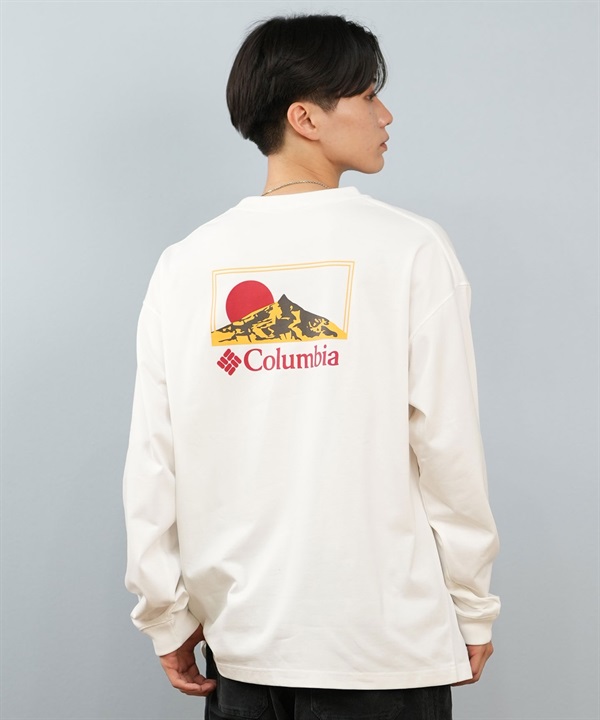 Columbia コロンビア 長袖 Tシャツ ロンT メンズ レディース SUNRISE EDGE GRAPHIC LS T PM0929 ムラサキスポーツ限定