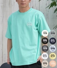 THRASHER スラッシャー 半袖 Tシャツ メンズ フロント刺繍 オーバーサイズ 252TH1ST040 ムラサキスポーツ限定(WHT-S)